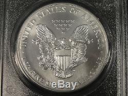 1999 American Silver Eagle Coin! Rare First Strike! Pcgs Ms69! #eb143634