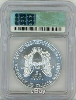 1999 American Silver Eagle Dollar $1, MS 70 ICG