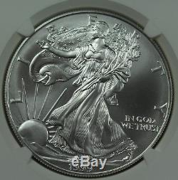 1999 American Silver Eagle NGC MS70 ASE Key Date $1.999 Fine Bullion US Coin