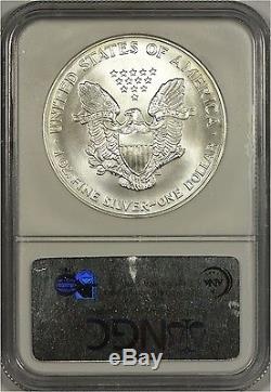 1999 American Silver Eagle NGC MS70 RARE