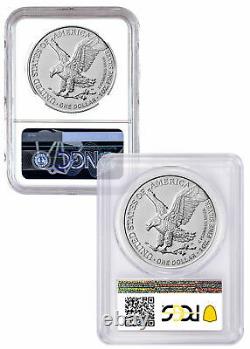 2 Coin Set 2022 American Silver Eagle NGC / PCGS MS70 FR/FS SKU69594