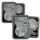 2-Coin Set of 2021 First 400 & Last 400 NGC MS 70 American Silver Eagles