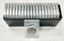 20 x 2022 American Silver Eagle PCGS MS70 First Day of Issue PCGS Box Included