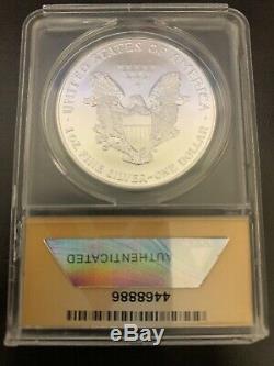 2000 $1 American Silver Eagle Anacs Ms70 Better Date