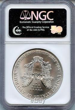 2000 NGC MS 70 Brown Label American Silver Eagle AN5901 K