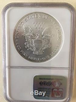 2001 American Silver Eagle NGC MS70