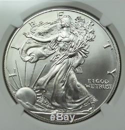 2001 American Silver Eagle NGC MS70 ASE Key Date $1.999 Fine Bullion US Coin