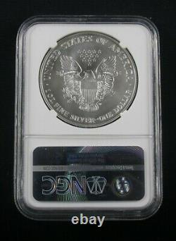 2001 American Silver Eagle Ngc Ms 70