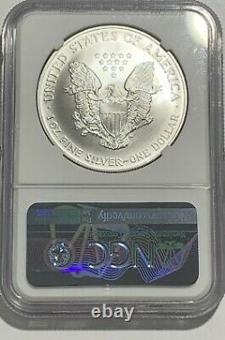 2001 Ngc Ms 70 $1 Silver American Eagle 1 0z. 999 Fine Bullion Gem Uncirculated