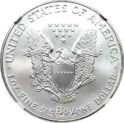 2001 Silver Eagle $1 NGC MS70 American Eagle Silver Dollar ASE