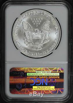 2002 American Silver Eagle NGC MS-70