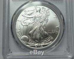 2002 American Silver Eagle PCGS MS70 ASE Key Date 1oz Silver. 999 Bullion US $1