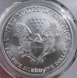 2002 American Silver Eagle Pcgs Ms70 Blue Label Top Grade