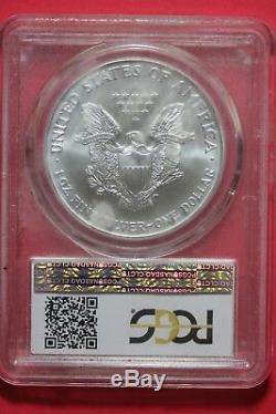 2002 MS70 American Silver Eagle PCGS Certified Graded Authentic Slab OCE087