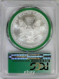 2002 PCGS American Silver Eagle MS70 Green Label Direct From Mont Sealed Box