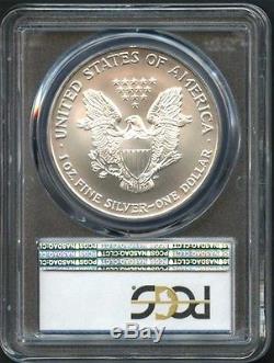 2002 Uncirculated American Silver Eagle 1 oz Fine Silver PCGS MS-70 -137797