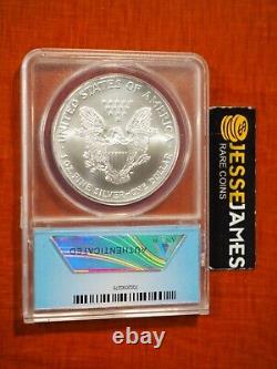 2003 $1 American Silver Eagle Anacs Ms70 First Release Blue Label