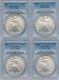 2003, 2004,2005, 2006 $1 American Silver Eagles PCGS MS 70 For Registry Sets