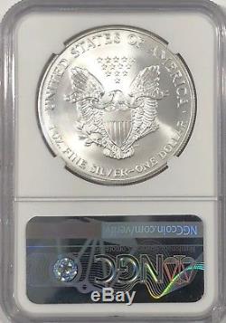 2003 Ngc Ms70 Silver American Eagle Mint State 1 Oz. 999 Fine Bullion