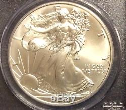 2003 Pcgs Ms70 1oz. 999 Fine Silver American Eagle $1 Coin