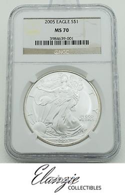 2005 American Silver Eagle NGC MS70