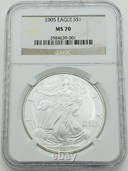 2005 American Silver Eagle NGC MS70