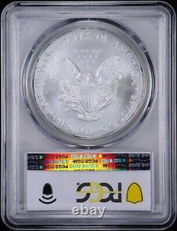 2005 American Silver Eagle Pcgs Certified Ms70 Deep Frosty White Coin