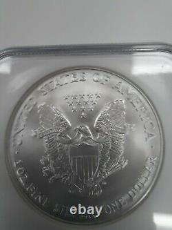 2005 MS70 American Silver Eagle, NGC Brown Label, FREE SHIPPING