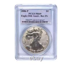 2006 $1 American Silver Eagle MS69 PCGS