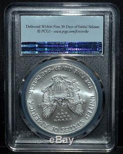 2006 $1 Silver American Eagle Pcgs Ms-70 First Strike Flag Label Trusted