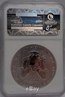 2006 20th Anniversary Silver American Eagle Dollar Set NGC MS70 / PF70 / PF70