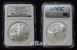 2006 American Eagle 20th Anniversary Silver 3 Coin Set, Ngc Pf69/pf69uc/ms69 Ogp