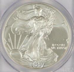 2006-W American Silver Eagle $1 PCGS MS70 Rare Flag Mercanti Label 30521317