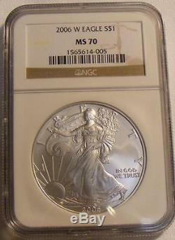 2006 W American Silver Eagle NGC MS70