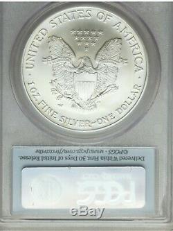 2006-W First Strike PCGS MS70 $1 Burnished Silver Eagle 20th Anniversary