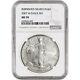 2007-W American Silver Eagle Burnished NGC MS70