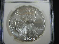 2007 W Burnished Silver American Eagle Annual Dollar Set NGC Ms 70 Star Label