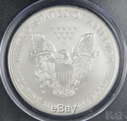 2008 Reverse of 2007 PCGS MS69 Mercanti Signed American Silver Eagle (d19.2)
