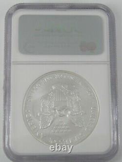 2008 W $1 American Silver Eagle NGC MS70 Reverse of 2007 3203806-087