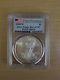2008 W $1 American Silver Eagle PCGS MS70 Burnished Reverse of 2007 First Strike