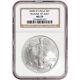 2008-W American Silver Eagle Burnished Reverse of 2007 NGC MS70