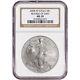 2008-W American Silver Eagle Burnished Reverse of 2007 NGC MS70