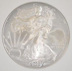 2008-W American Silver Eagle Reverse 2007 $1 NGC MS69 Early Releases 3198204-402