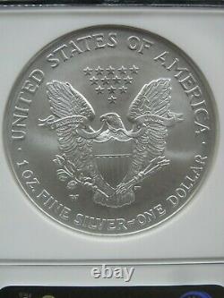2008-W American Silver Eagle Reverse of 2007 NGC MS 69 Early Releases
