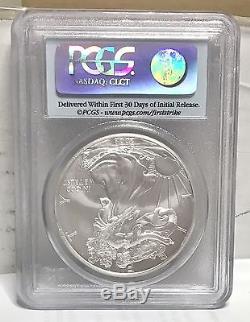2008-W American Silver Eagle Reverse of 2007 PCGS MS69 First Strike