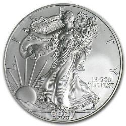 2008-W Burnished Silver American Eagle MS-69 NGC (Rev'07) SKU #51859