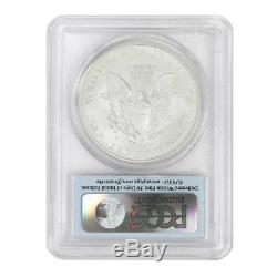 2008-W Rev 07 $1 Silver Eagle PCGS MS70 First Strike Burnished American coin