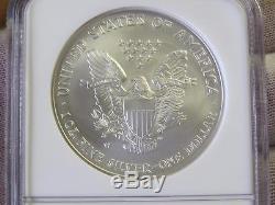 2008 W Rev of 2007 American Silver Eagle Early Release NGC MS69 Rare