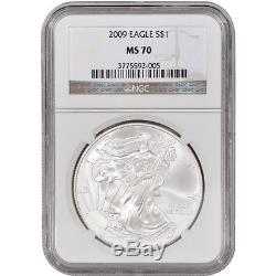 2009 American Silver Eagle NGC MS70