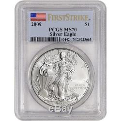 2009 American Silver Eagle PCGS MS70 First Strike